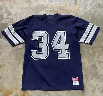 VTG Sand Knit Macgregor Dallas Cowboys Hershel Walker #34 NFL Football Jersey L • $39.99