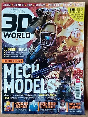 3D World Magazine Issue 183 - July 2014 - Mech Models • £4.50