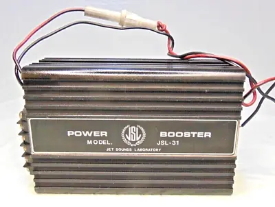 Vintage JET Sounds Laboratory In Car JSL-31 Stereo Power Amplifier TESTED • $50.98
