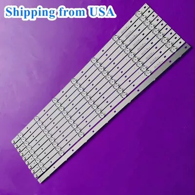 10pcs/lot 7LED 3V 610mm LED Strips For Vizio E60U-D3 SVG600A26 _Rev02_UHD_151215 • $25.15