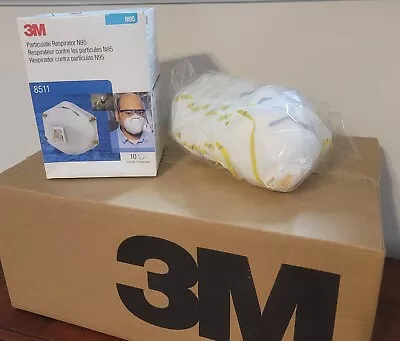 3M N95 8511 Full Case Of 80 Masks Particulate Respirator Face Mask New In Box • $120