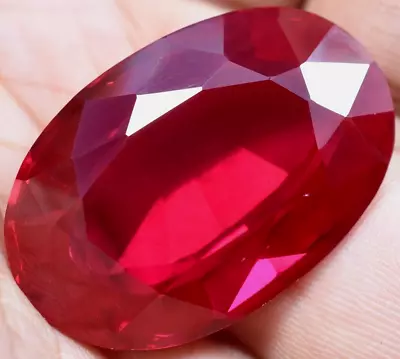 Natural 102.90 Ct Mogok Pink Huge Ruby  Sparkling GGL Certified Treated Gemstone • $10.50