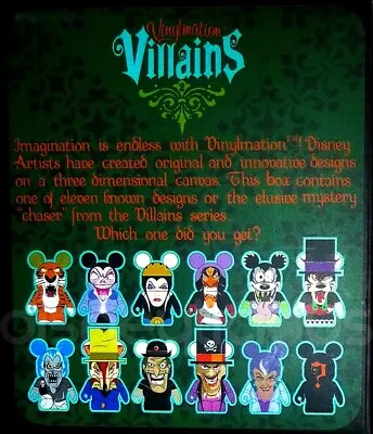 Disney Vinylmation 3  Villains Series 2 Sealed Blind Box Toy Collectible Figure • $43.99