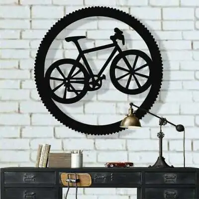 Metal Bicycle Wall Art Sign Home Decor Outdoor Indoor Decorative Gift Name Sign • $86.48