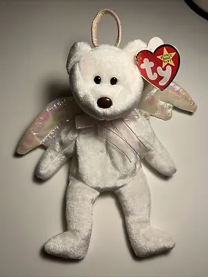 £449 • Buy Ty Beanie Baby Halo Bear 1998 RARE With Brown Nose