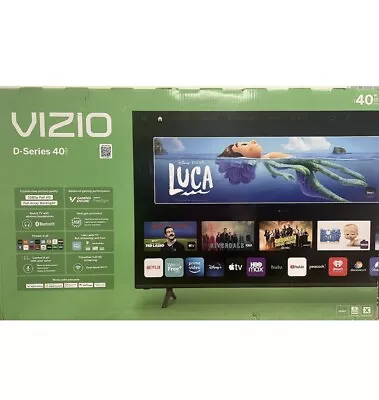VIZIO 40-inch D-Series Full HD 1080p Smart TV With Apple AirPlay & Chromecast • $159
