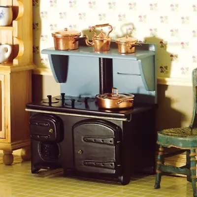 Dollhouse Miniature Victorian Stove With Shelf • $25