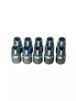 1/4  Hose X 1/4  Male ORFS Hydraulic Fitting BW Series 10 Pack • $87.99