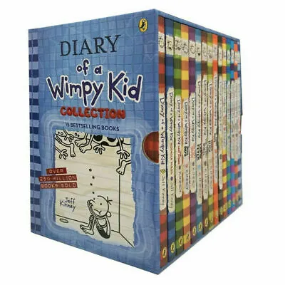 $99.50 • Buy Diary Of A Wimpy Kid Book Collection 1-16 Books Box Set By Jeff Kinney Kids Gift