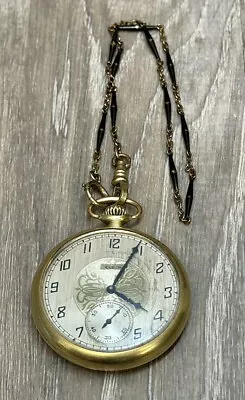 Vintage Elgin Pocket Watch W/ 14K Gold Filled Case (CP1008533) • $29