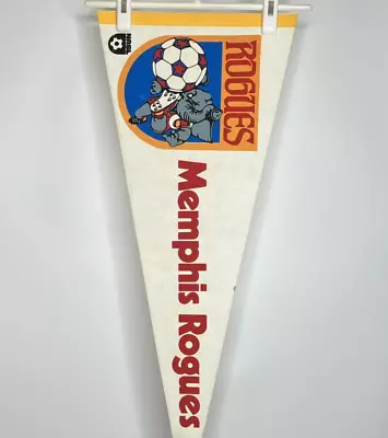 Memphis Rogues NASL 30x12 Full Size Soccer Pennant Defunct VTG 1970s • $42.95