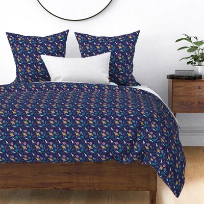 $231 • Buy Planet Star Sky Space Galaxy Sparkle Astronomy Sateen Duvet Cover By Spoonflower