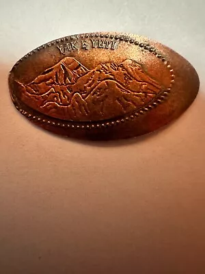 Yak And Yeti Mountains Elongated Smashed Coin Penny • $4.89