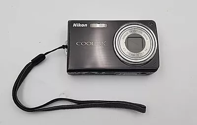 Nikon COOLPIX S550 10.0MP Digital Camera - Graphite Black - Parts Only • $12