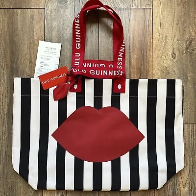 £16.55 • Buy Waitrose Lulu Guinness Tote Shopping Bag RARE EXCLUSIVE NEW - SOLD OUT!!
