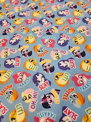 My Little Pony Cotton Fabric By The Yard My Little Pony Fabric • £4.82