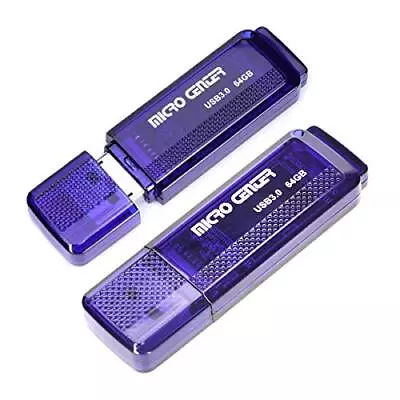 Micro Center SuperSpeed 64GB 2-Pack Ultra Flash Drive USB Blue - 64GB X 2 • $23.28