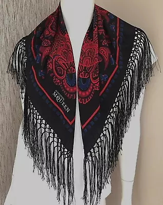 ALEXANDER McQUEEN PIRATE SCARF 100% SILK MADE IN ITALY BNWT • $407.24