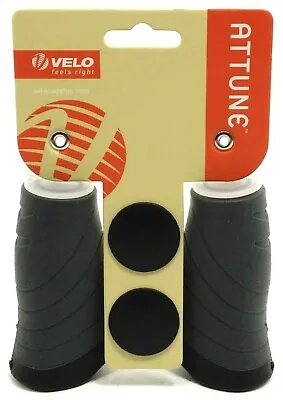 Velo Attune Double Density Anatomic Bicycle Grips 95mm For Twist Shifters • $14.83