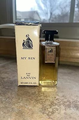 Vintage My Sin EAU DE LANVIN Parfume #18  2 Fl Oz New York • $89
