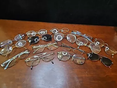 Men & Women's Designer Eyeglass Frames - Lot Of 15 Frames Only Mostly Vintage! • $74.99