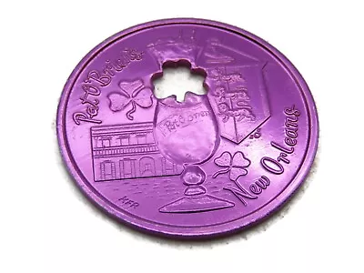 Mardi Gras Purple Pat O'Brien's New Orleans Doubloon • $15.27