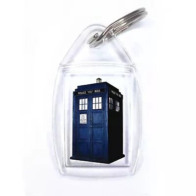 DOCTOR WHO KEYRING  TARDIS Keyring 10th Doctor Tardis Whovian Novelty Gift • £10