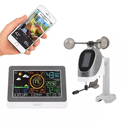 C79790 La Crosse Technology WiFi AccuWeather Color Weather Station - Open Box • $69.95