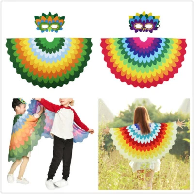 £9.66 • Buy Kids Costume Owl/Butterfly  Bird Wing Mask Girl Animal Outfit Toddler Xmas Gifts