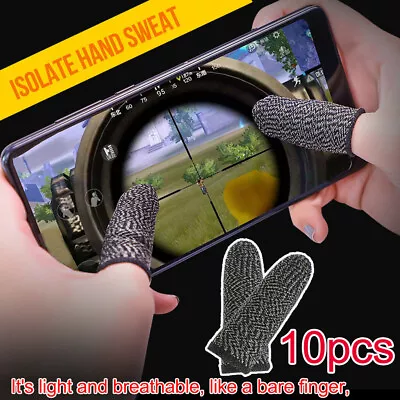 10PC Gaming Finger Sleeve Touchscreen Thumb Sleeve Sensitive Sweat-proof Breatha • $12.20