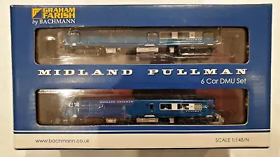 Graham Farish 371-740 N Gauge Midland Pullman (6) Six-car Unit Nanking Blue • £305