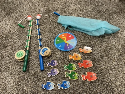 £9.81 • Buy Melissa And Doug Fishing Pole Magnetic Fish Game Toy