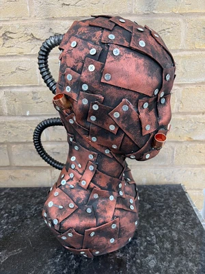 £32.99 • Buy Steampunk 16  Hat Display Jewellery Mannequin Head Apocalypse Metal Effect (jj)