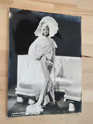 HOLLYWOOD MARLENE DIETRICH ALLURING POSE 1930s STUNNING PORTRAIT PHOTO Oversize • $349.99