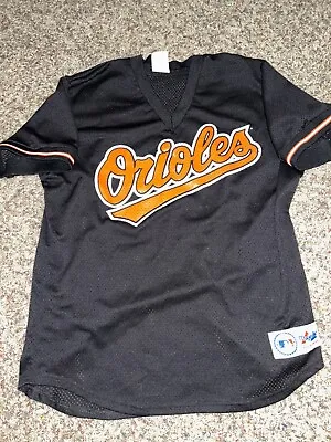 Vintage 1990s Baltimore Orioles Majestic BP Mesh Pullover USA Large Jersey • $33.92