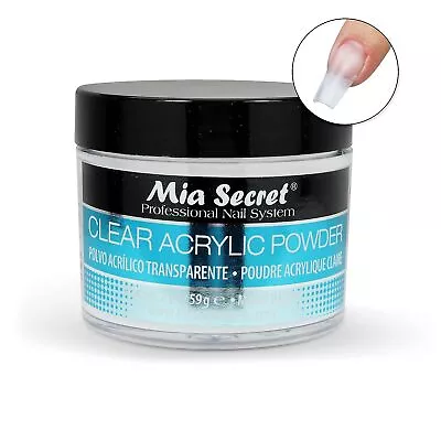 Mia Secret Clear Acrylic Powder 2 Oz - Professional Nail Powder For Acrylic Nail • $11.50