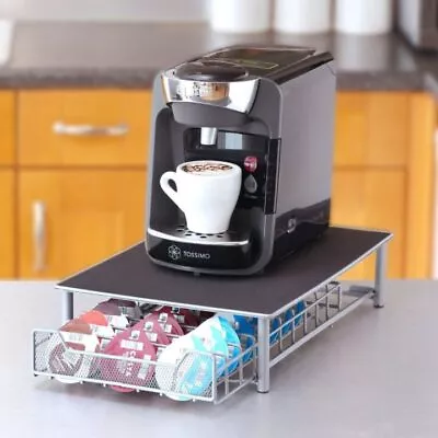 Coffee Pod Holder Capsule Stand Drawer For Tassimo & Dolce Gusto - Refurbished • £14.99