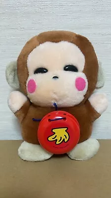 Sanrio Monkichi Plush Toy With Castanet 19cm / 7.5 Inch Prize Made In 1995 EIKOH • $67.12