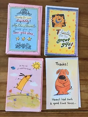 Lot Of 13 Thank You Greeting Cards Mad Hatter & That's Life Paper Rainbow Press • $9.98