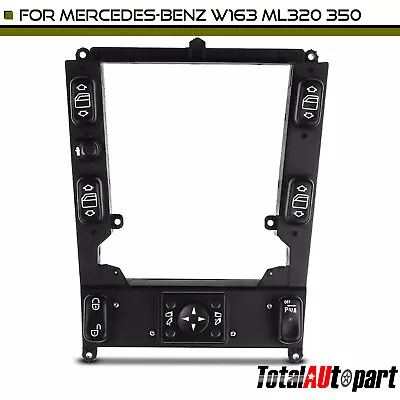 Window Switch W/ Folding Mirrors & Parktronic For Mercedes-Benz W163 A1638207210 • $127.99