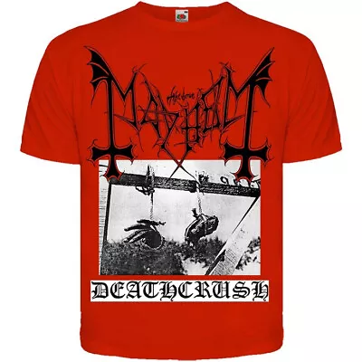 Mayhem  Deathcrush (FOTL) Red T-Sirt • $20.88