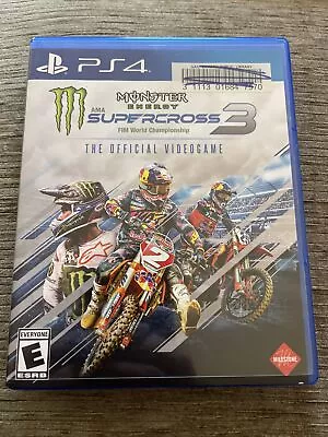 Monster Energy Supercross - The Official Videogame 3 - Sony PS4 Ex-Library Copy • $7