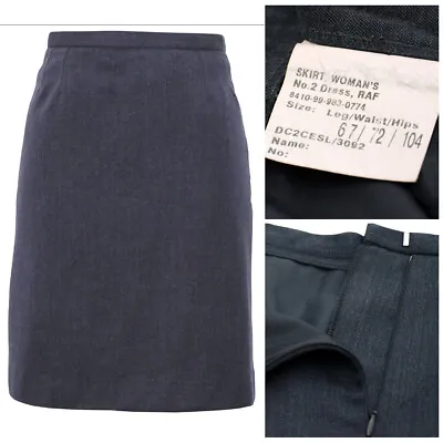 SKIRT Women Ladies Royal Air Force RAF No 2 Unifrom Pleat WRAF British Army • £7.27