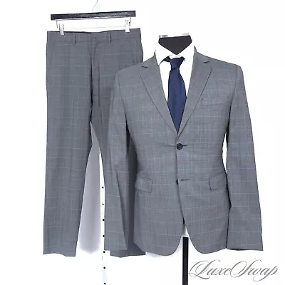 Acne Studios The Boden Mid Grey Tropical Glen Check 2B 2V FF Spring Suit 46 NR • $9.99