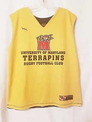 NWOT Maryland Terrapins Rugby Football Club Reversible Sleeveless Jersey Size M • $30