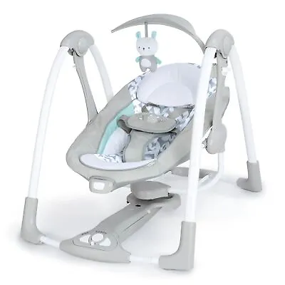 $115.99 • Buy Portable Baby Swing Bouncer Child Rocker Vibrate Seat Automatic Compact Foldable