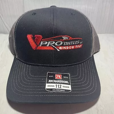 $14.88 • Buy VPro Window Tint Hat Ball Cap Adjustable Snapback OSFM Auto Window Tinting