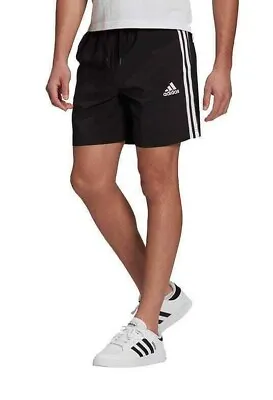 $58.95 • Buy Adidas Men's 3 Stripe Aeroready Chelsea Shorts Black/White Free Shipping