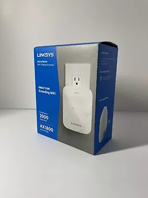 Linksys Max-Stream RE7310 White Easy Setup 1.8 Gbps Wifi 6 Range Extender • $48.99