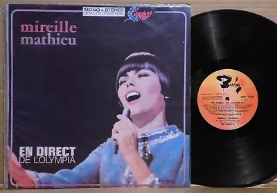 MIREILLE MATHIEU En Direct De L'Olympia Uruguay 1968 LP Chanson PAUL MAURIAT • $29.99